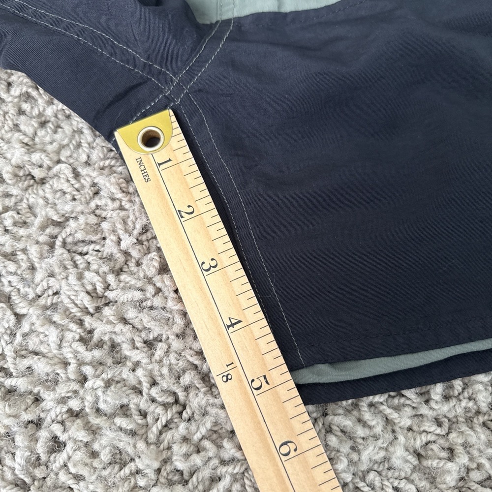 Saturdays Surf NYC Mens Colorblock Board Shorts Black Green Sz 28 Swim Trunks 5" - Picture 4 of 12